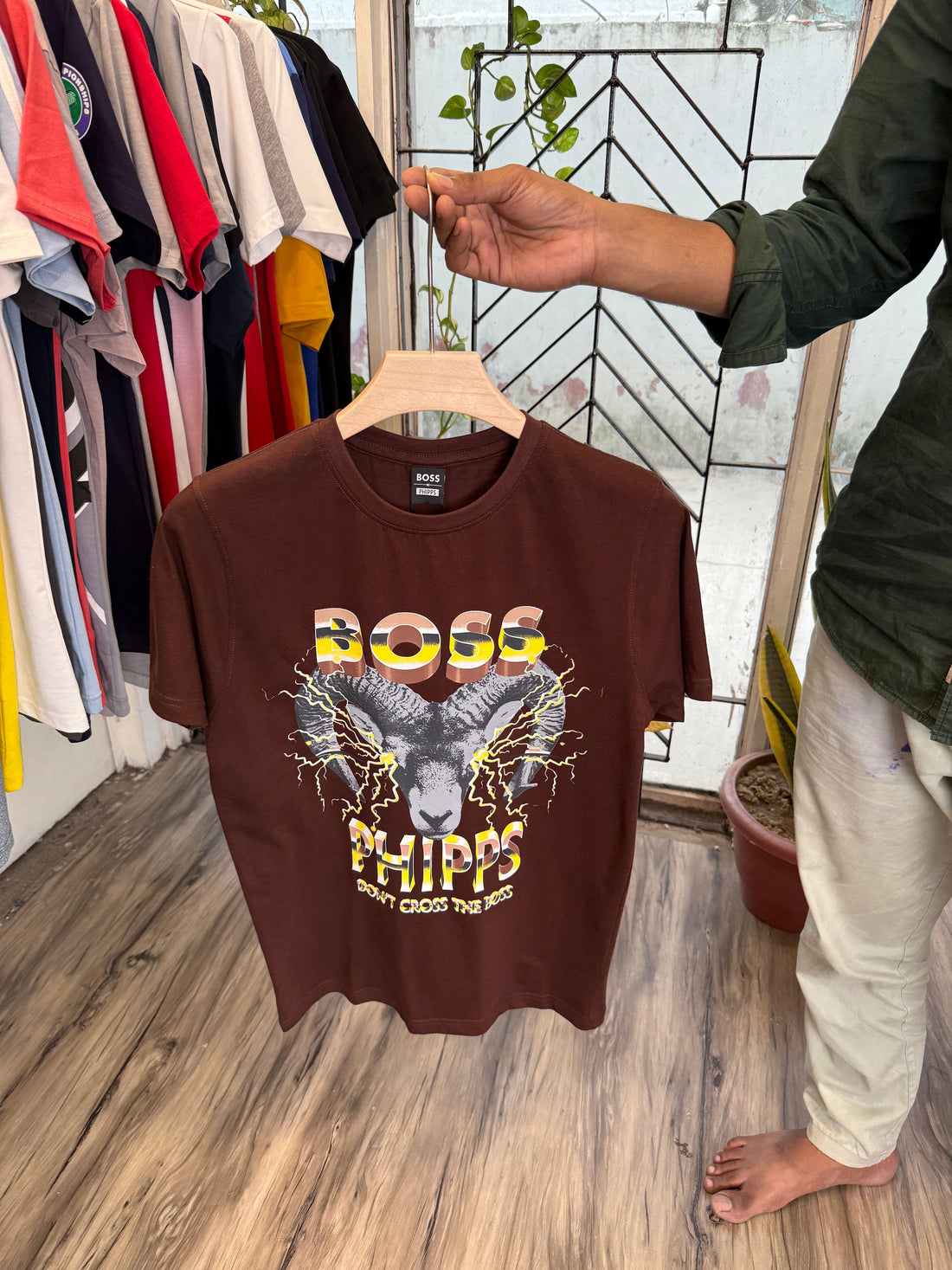 Premium Round Neck T-Shirt Size 40 – Design 75