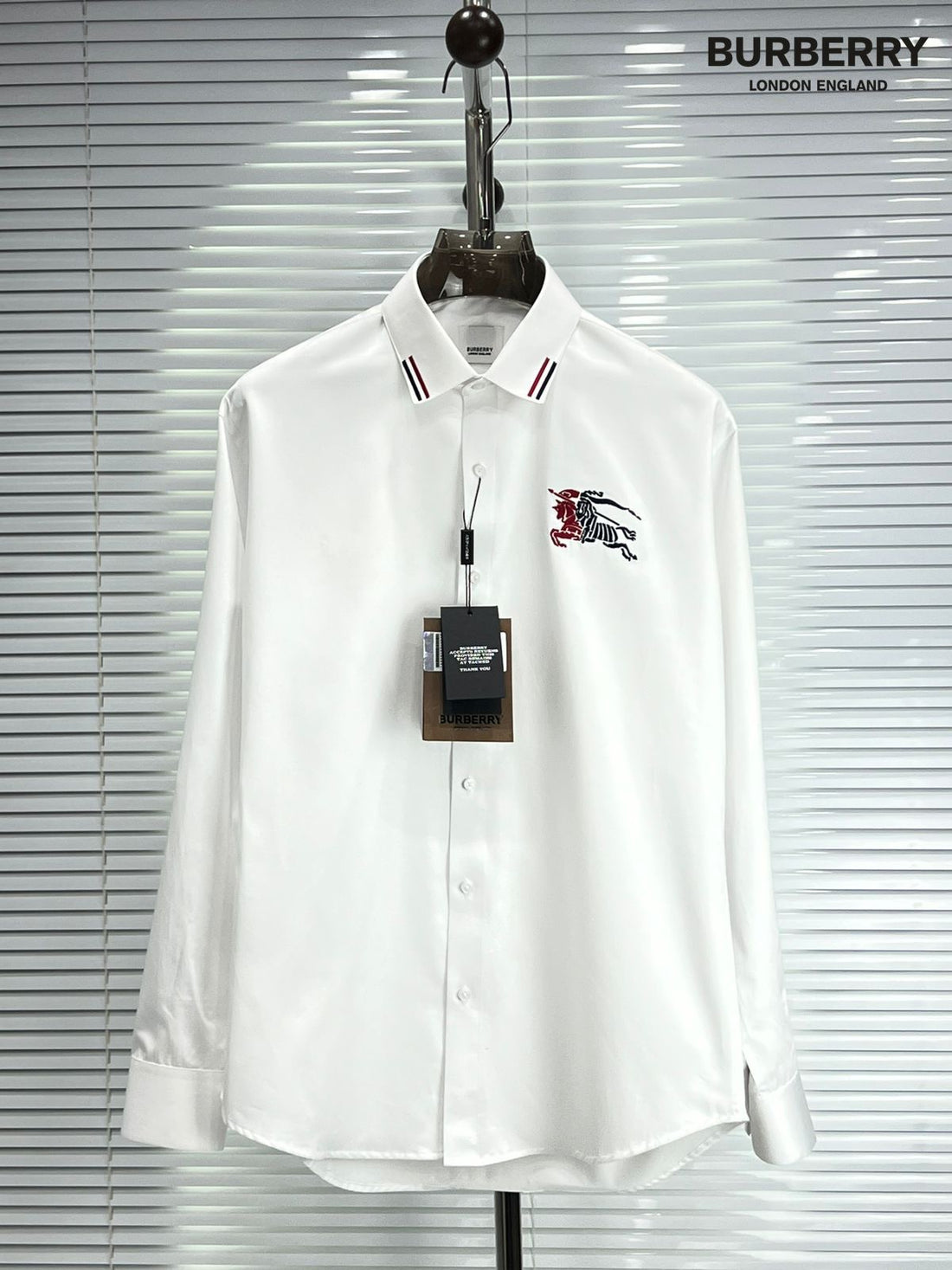 B.R.B. Premium Stretch Cotton Shirt – Digital Print Logos, With Carry Bag