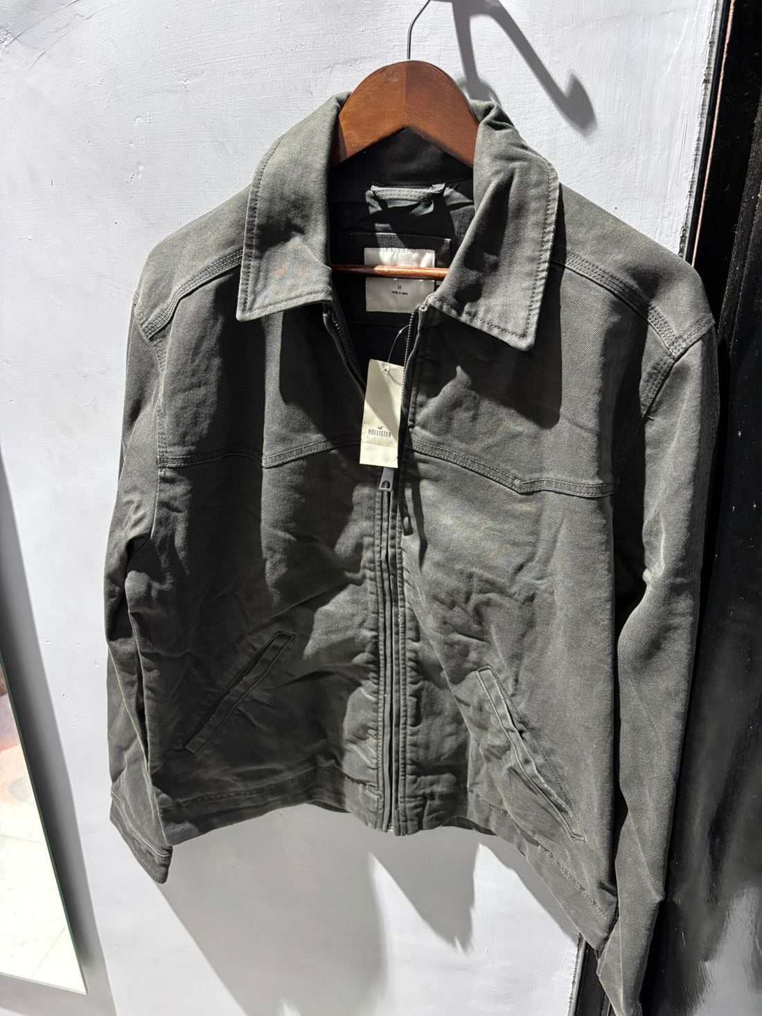 Men's Denim Jacket – Volcanic Ash Finish