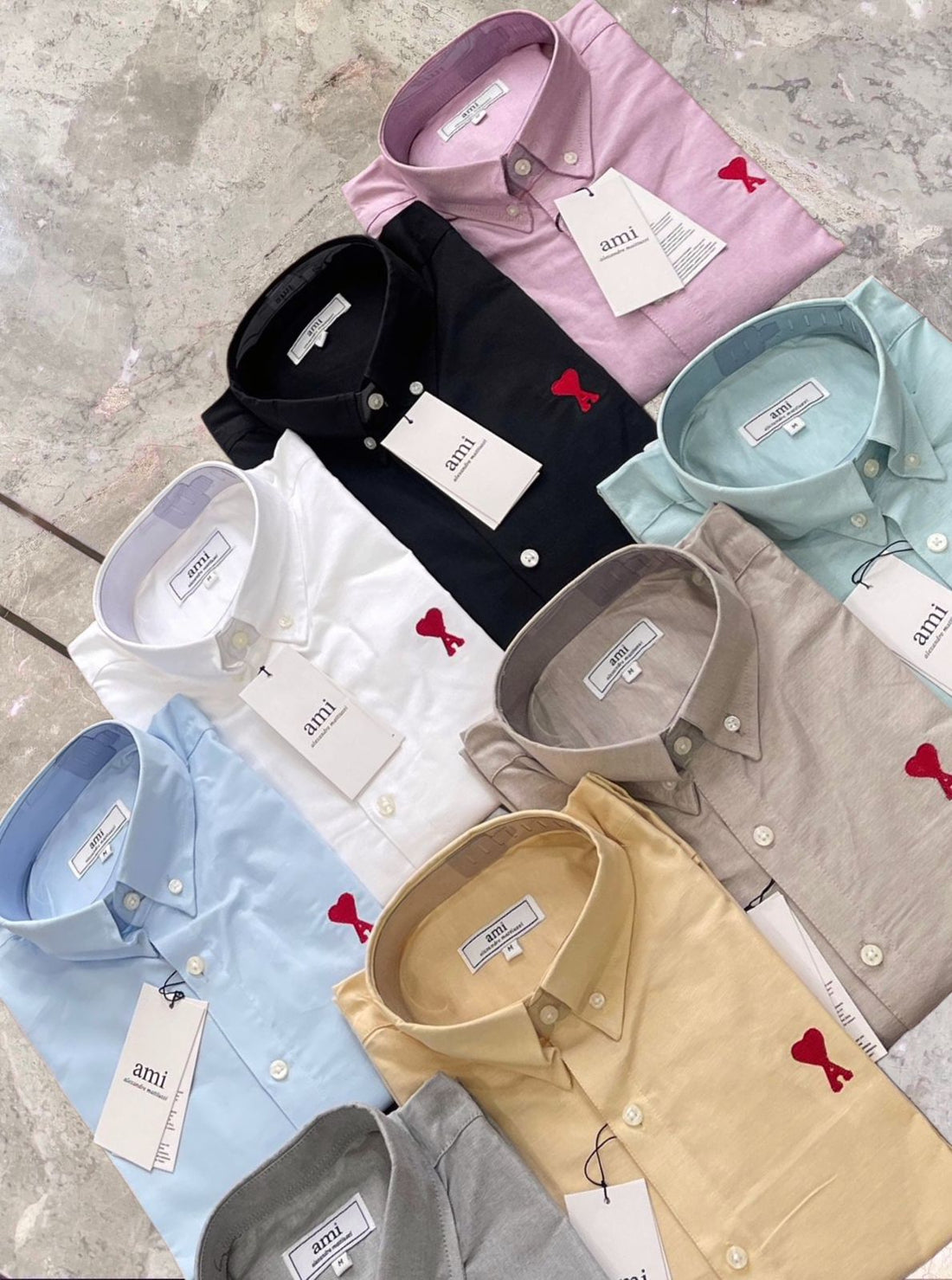 AMI PARIS PREMIUM ORIGINAL 2025 SHIRT IN STOCK